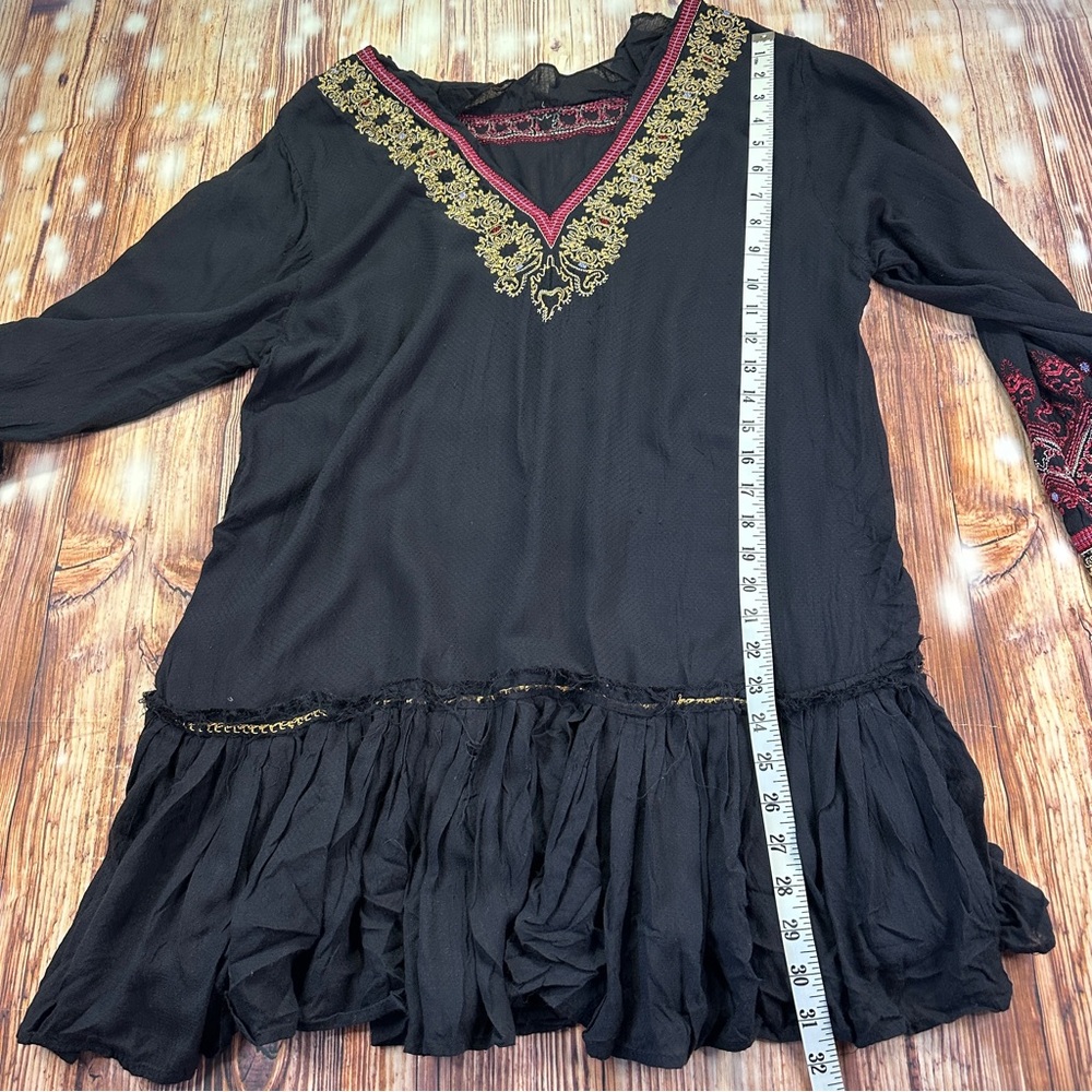 Free People Wild One Embellished Mini Dress Size Medium - Picture 6 of 12